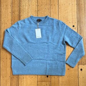 Quince Blue Crew Neck Sweater